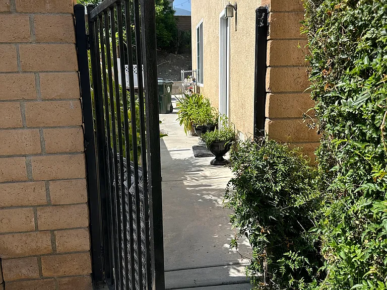 Private side entrance