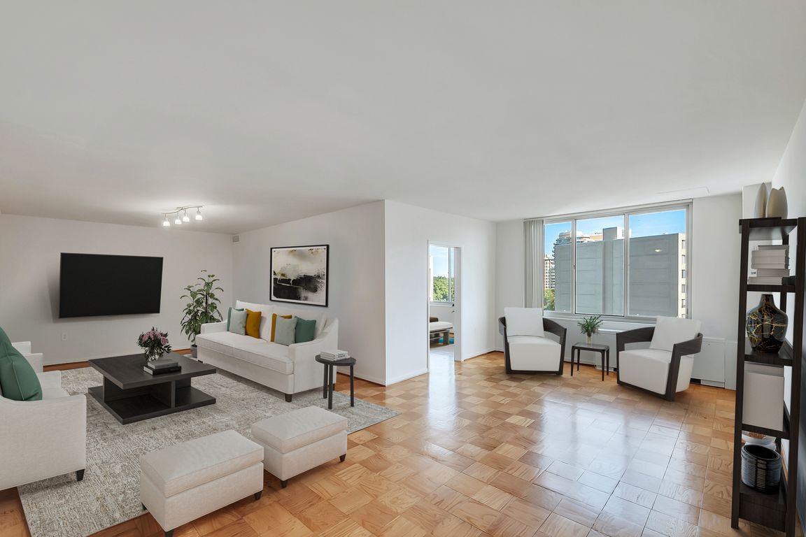 Your apartment has an expansive floorplan