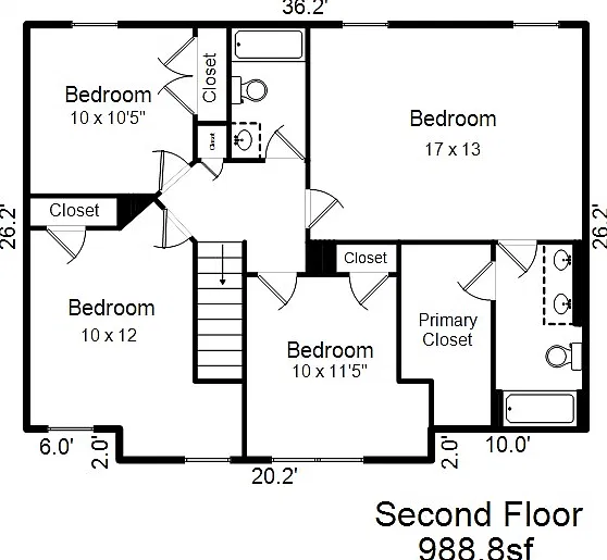 4 bed, 2.5 bath, 1789 sqft, $2,300 — Photo 3