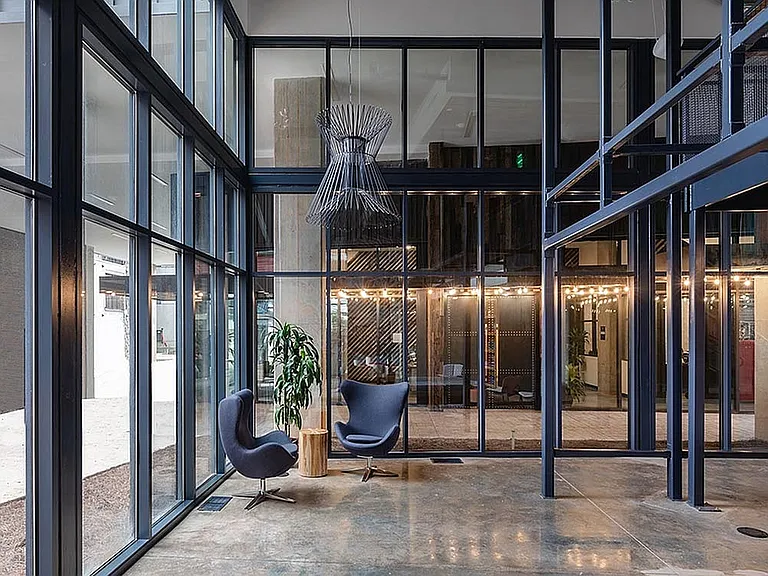 Coworking and study spaces with high-speed Wi-Fi
