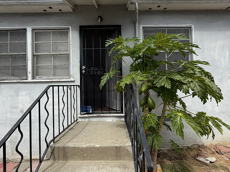 Entrance to unit