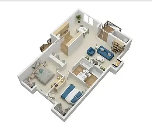 Floor plan 2X2