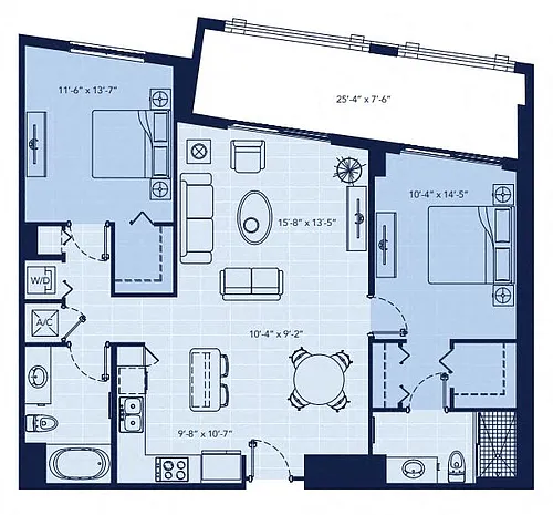 Floor plan San Marco - North Tower
