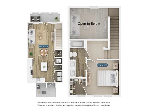 Floor plan Townhome A