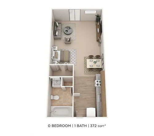 Floor plan Studio