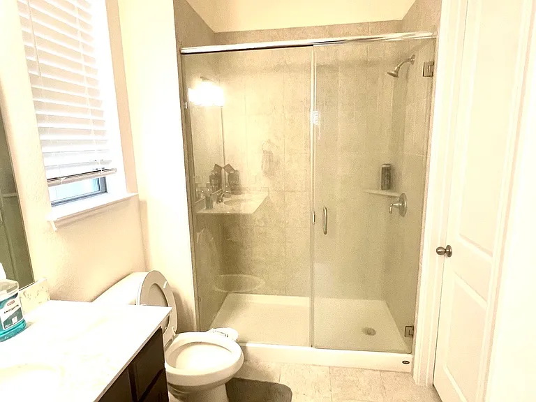 walk-in shower