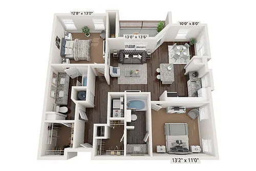 Floor plan B2