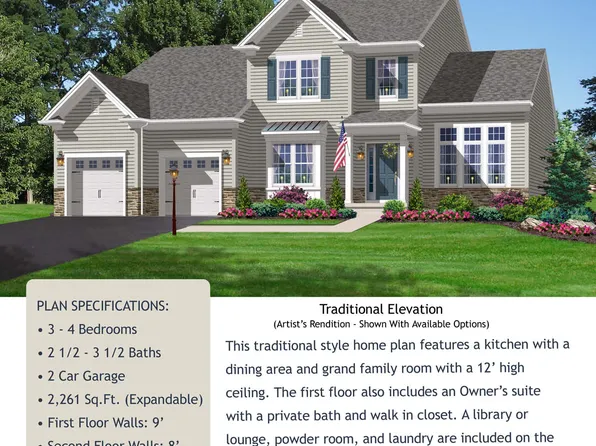 Faneuil Hall - Traditional Plan, Old Orchard at Stones Crossing