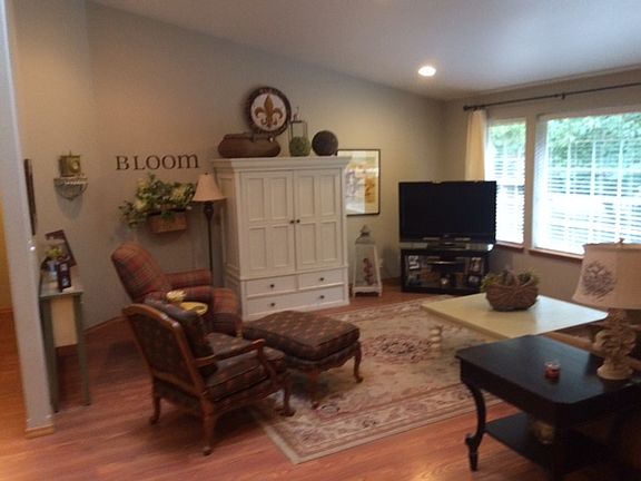 Family room off kitchen