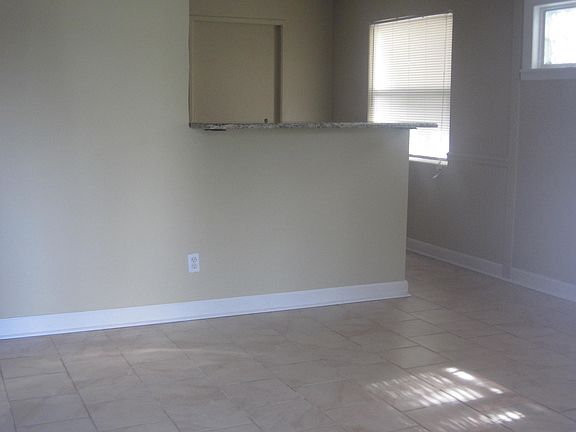 living area - new tile