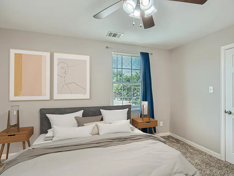 Bedroom 2. This image shows a virtually furnished space. Bedrooms come unfurnished.