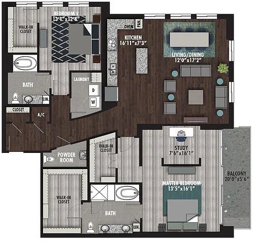 Floor plan DU