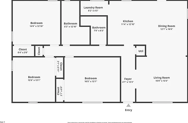 3 bed, 1.5 bath, 1560 sqft, $1,545 — Photo 2