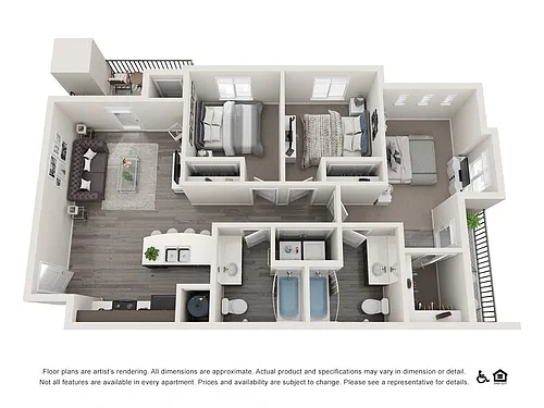 Floor plan 3 Bedroom 2 Bathroom