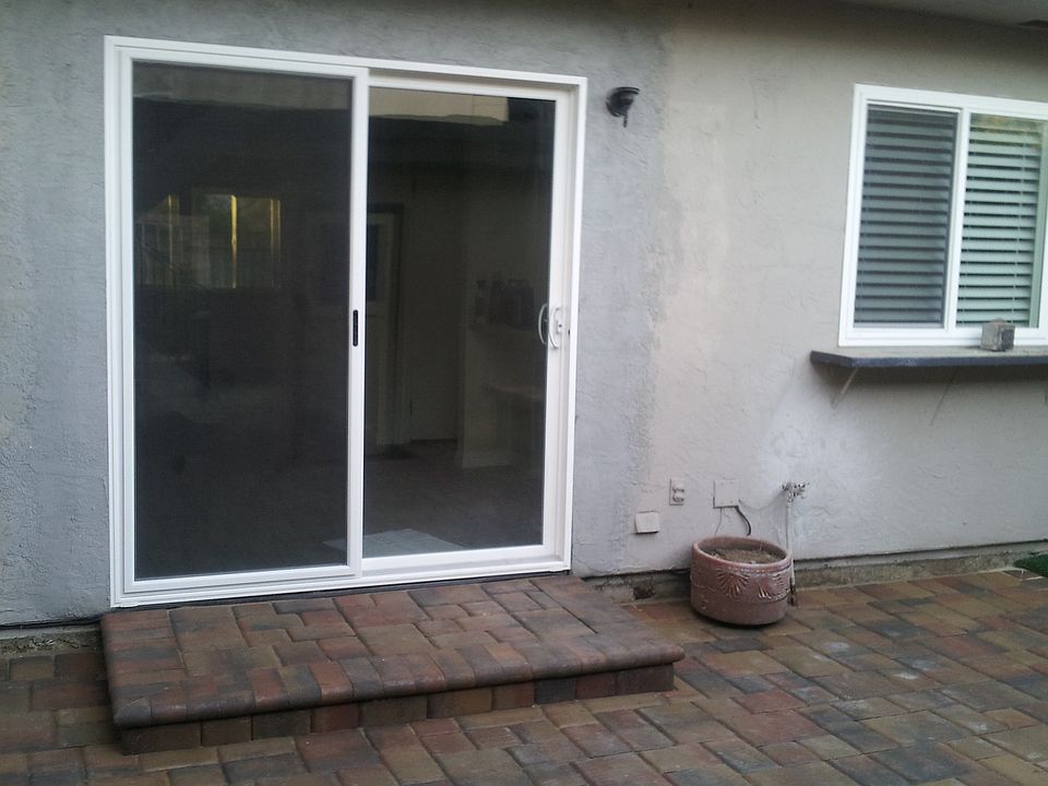 Patio with new pavers