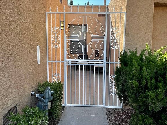 Security gate at front of property.
