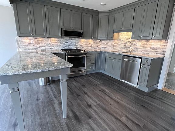 Kitchen and dining area
