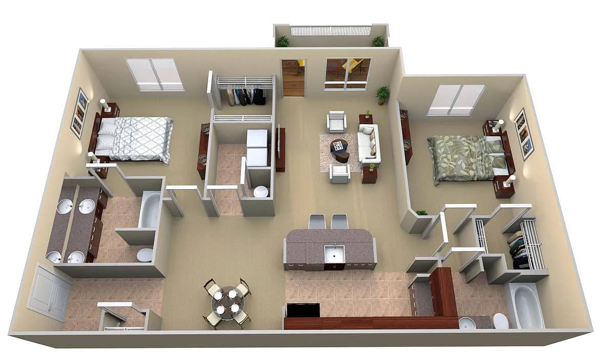Floor plan B3