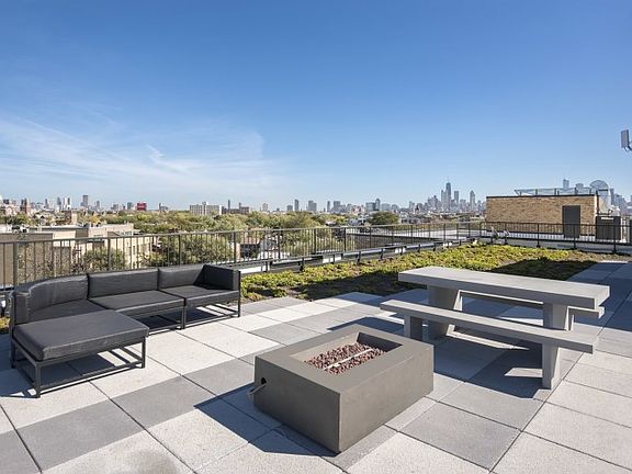 Rooftop Terrace with Fire Pit