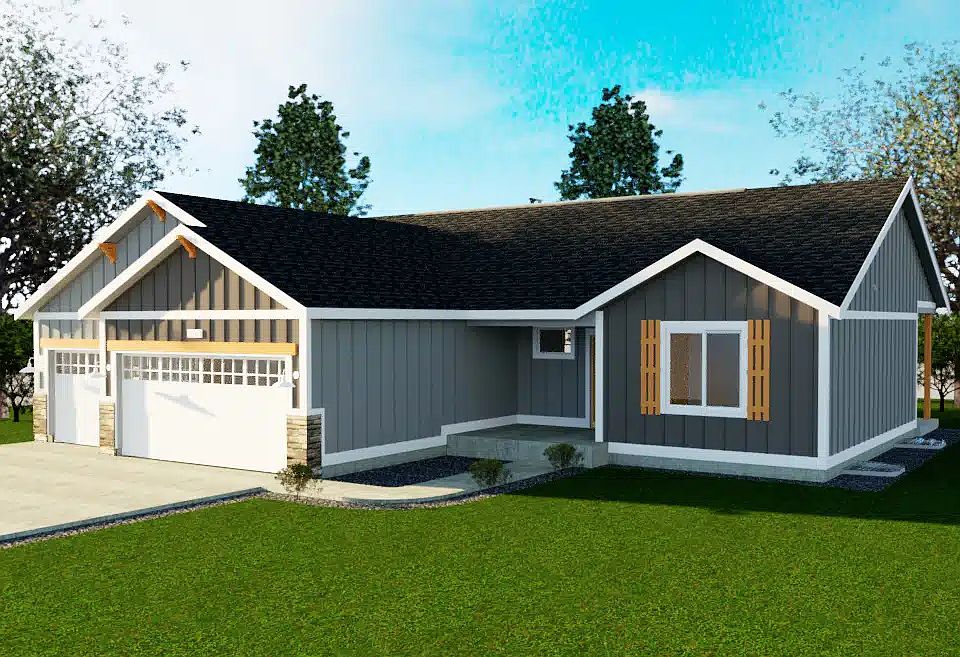 Fairview Modern Farmhouse Option