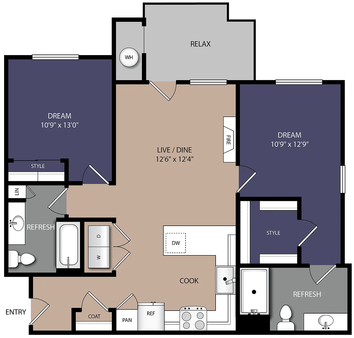 Floor plan B1
