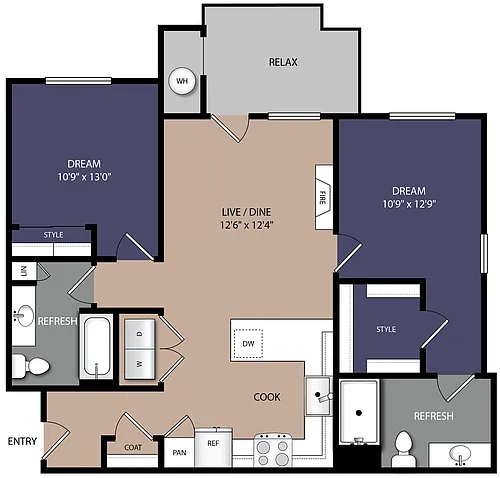 Floor plan B1