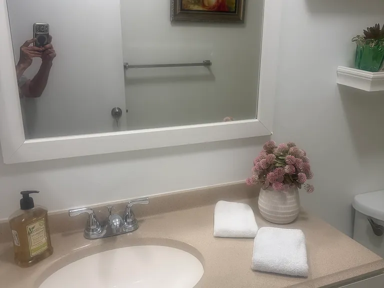 Full bathroom with tub