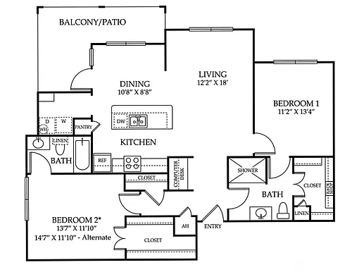 Floor plan B4