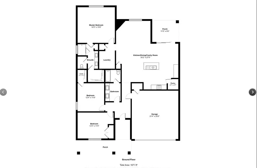 3 bed, 1674 sqft, $2,100 — Photo 2