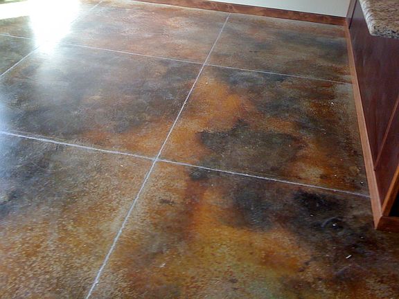 Concrete flooring