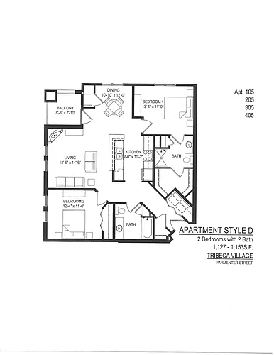 Floor plan Phase 1 - D