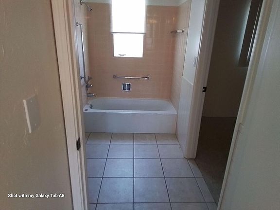 Spacious Tub & Shower