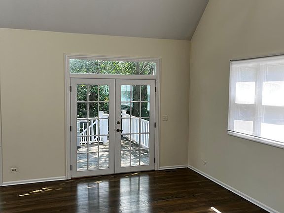 Great room with French doors to deck