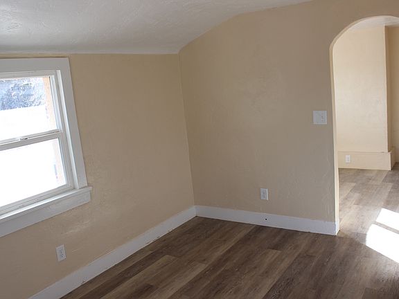 View from bedroom into living room