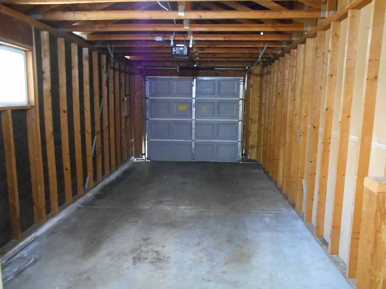 Attached One-Car Garage