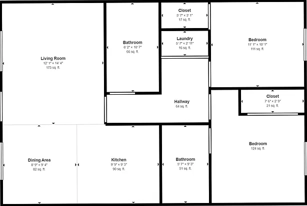 2 bed, 2.0 bath, 892 sqft, $1,499 — Photo 2