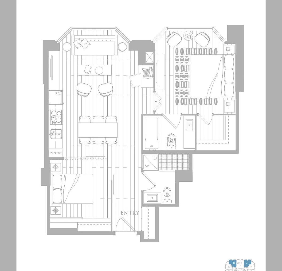 2 bed, $3,500 — Photo 2