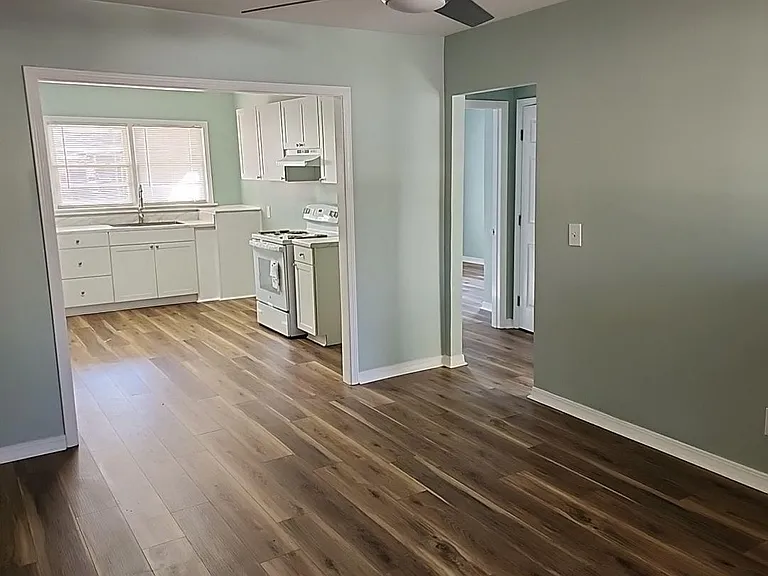 Living Room into Kitchen