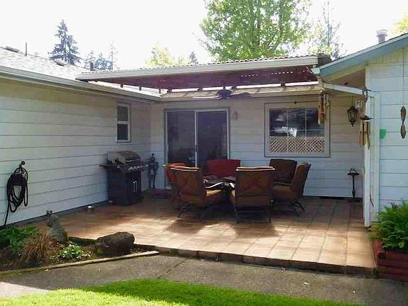 Covered back patio