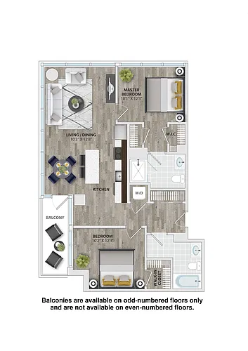 Floor plan 2B2