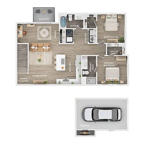 Floor plan C1 - Private Entry 2nd Floor
