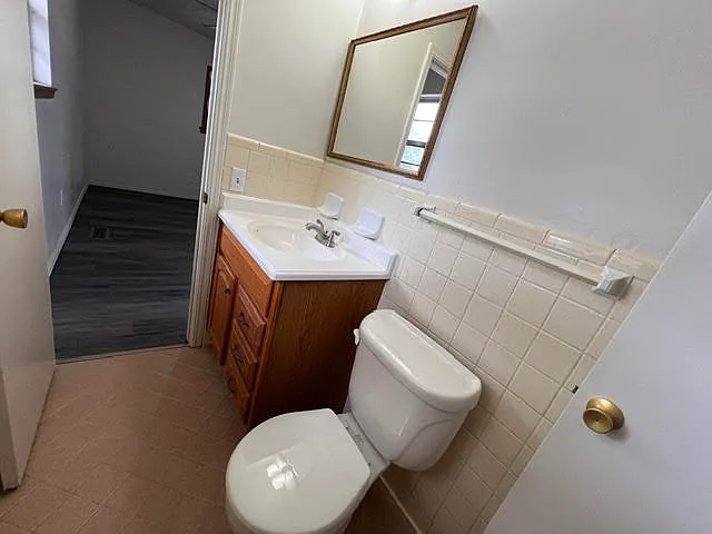 Half bath off laundry room.