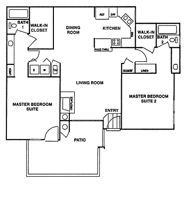 Floor plan Model 2B