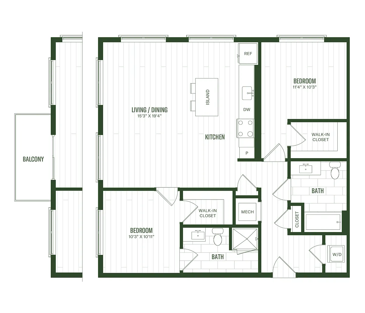 Floor plan B8