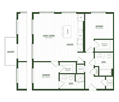 Floor plan B8