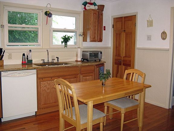 New oak kitchen with granite counters