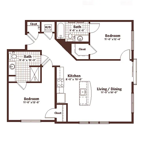 Floor plan B3