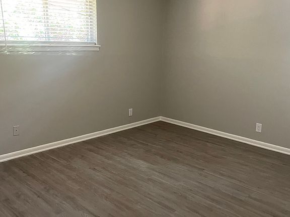 Master bedroom view from door. Has 2 full sized closets.