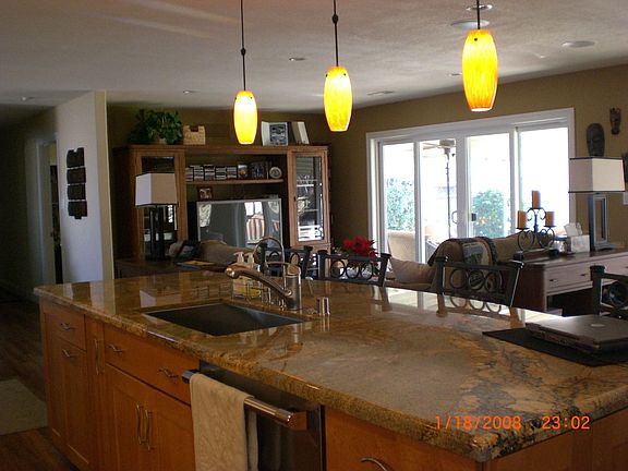 10 ft granite island