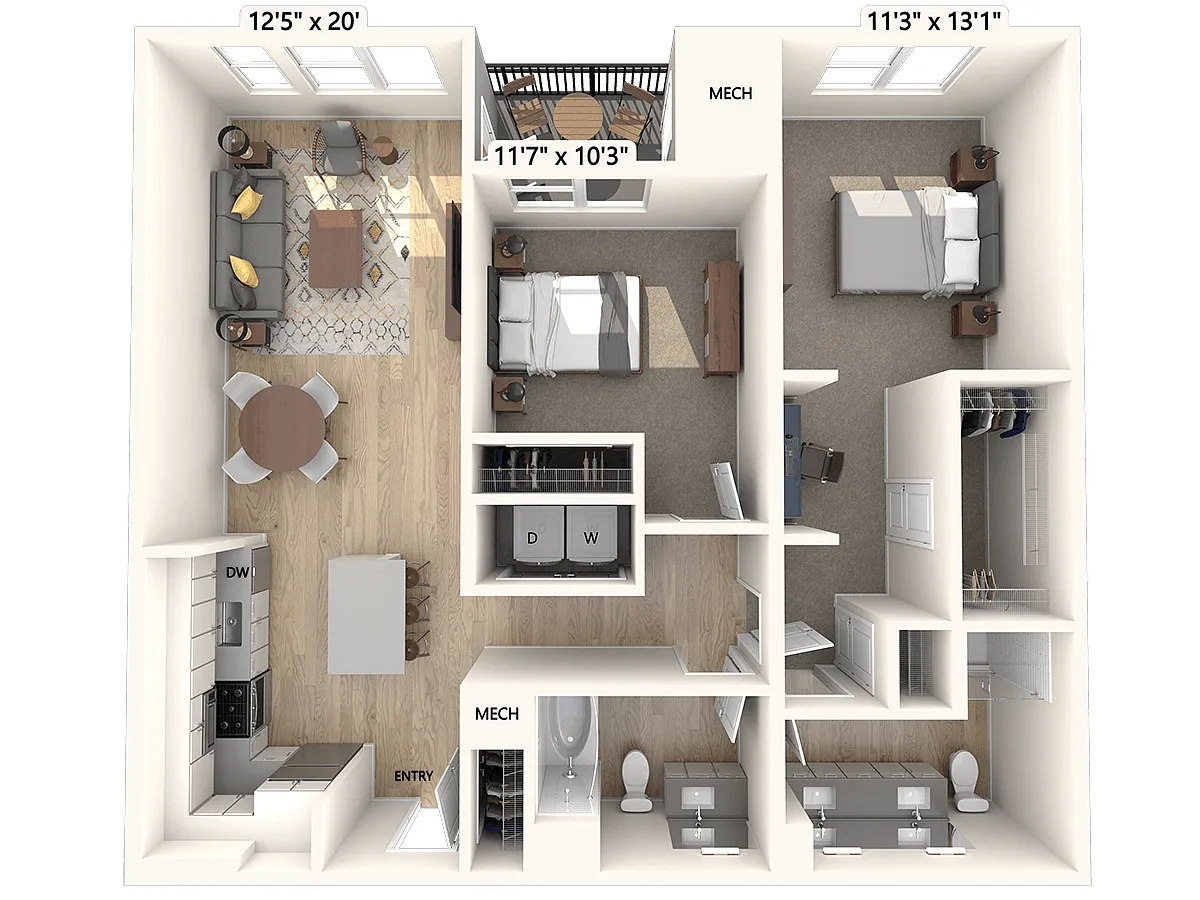 Floor plan B12